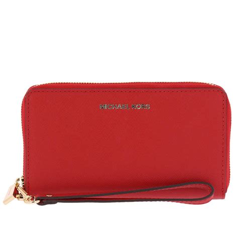 michael kors rubin red wallet|Michael Kors olive wallet.